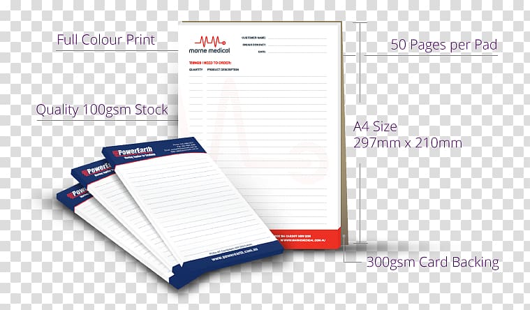 Paper Material Product Letterhead Company, Business Notepad transparent background PNG clipart
