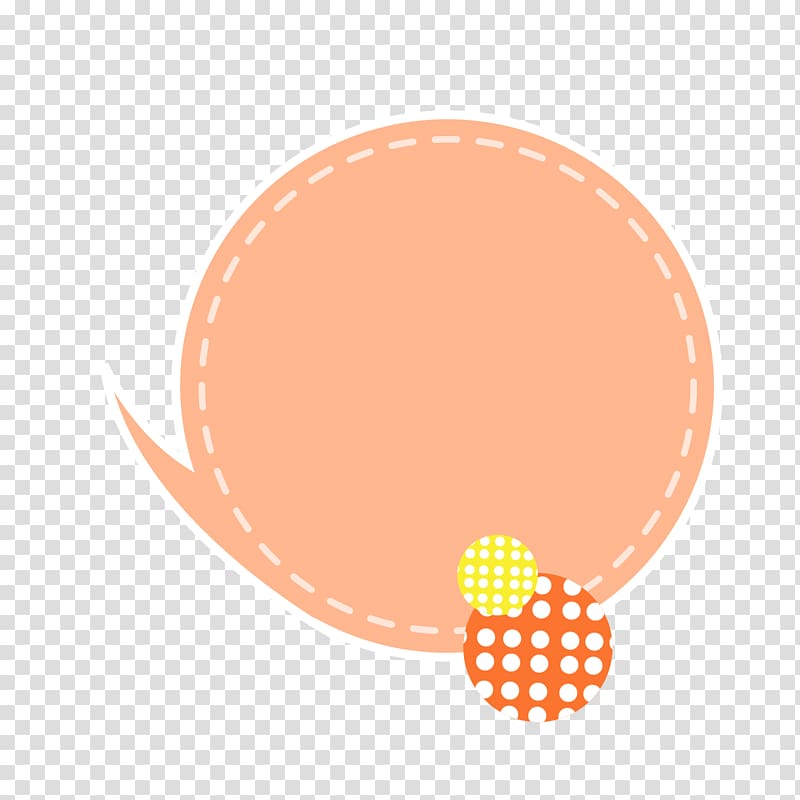 Circle Paper Route Font, Orange decorative ring transparent background PNG clipart