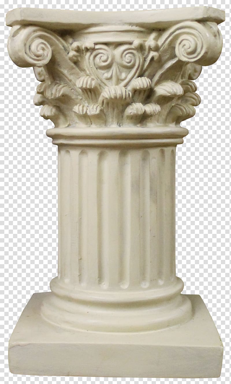 white concrete pillar illustration, Column Sculpture, Marble columns transparent background PNG clipart