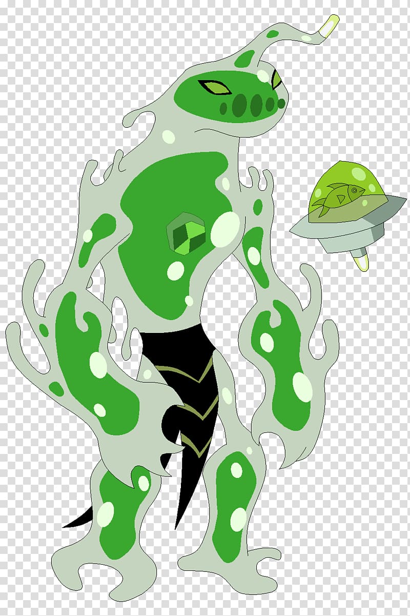 Ben 10 Alien YouTube, amphibian transparent background PNG clipart