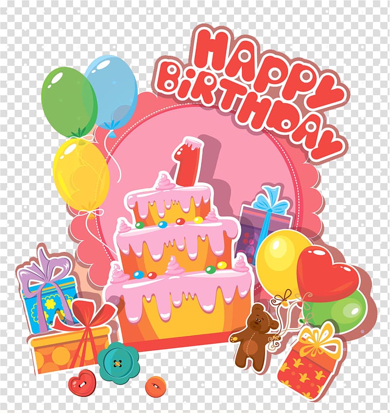 children happy birthday buckle creative hd free transparent background PNG clipart