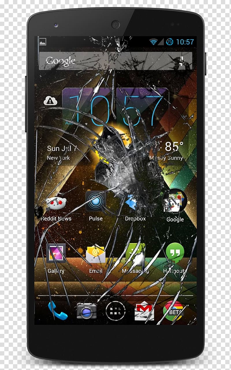 Feature phone Smartphone Broken Screen Prank Amazon.com Broken Screen, Crack Screen, Cracked screen transparent background PNG clipart