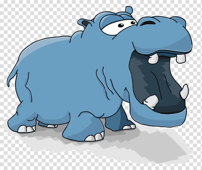 Hippopotamus Cartoon, hippo transparent background PNG clipart