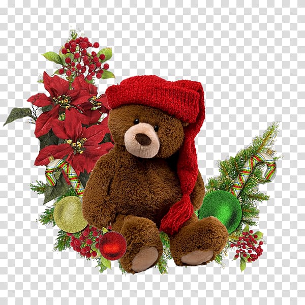 Santa Claus Village Krampus Christmas Saint Nicholas Day, Teddy bear transparent background PNG clipart