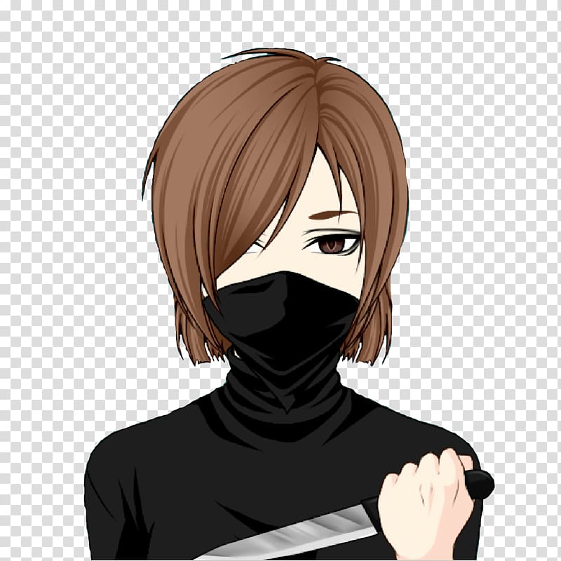 Hair Anime Face Mask Forehead, hair transparent background PNG clipart