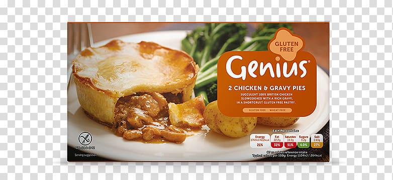 Vegetarian cuisine Gravy Chicken and mushroom pie Steak pie Puff pastry, Shortcrust Pastry transparent background PNG clipart