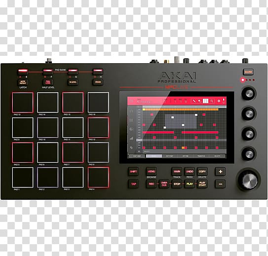 Akai MPC Akai Professional MPC Live Sampler Musical Instruments, musical instruments transparent background PNG clipart