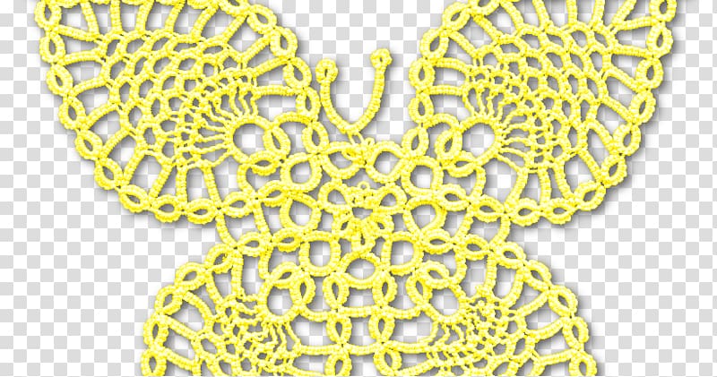 Tatting Doily Needle lace Beadwork Pattern, pineapple pattern transparent background PNG clipart