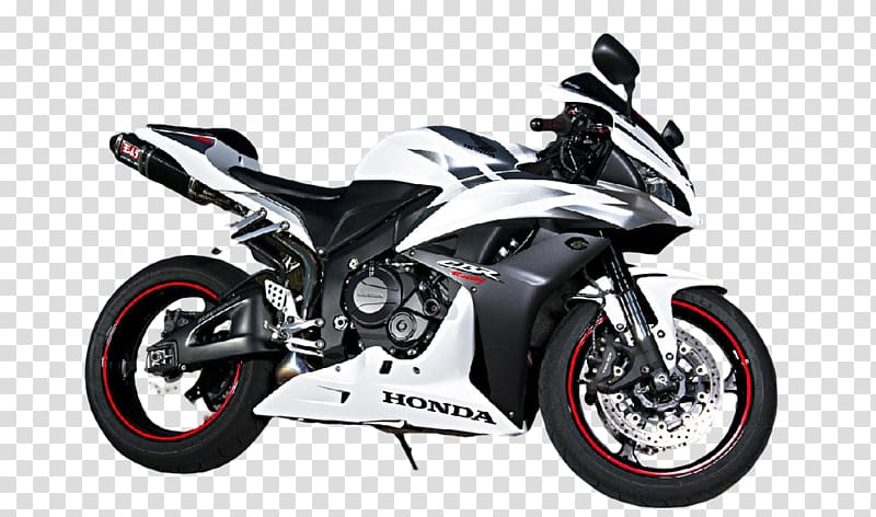 Honda CBR600RR Exhaust system Motorcycle Sport bike, Motorcycle transparent background PNG clipart