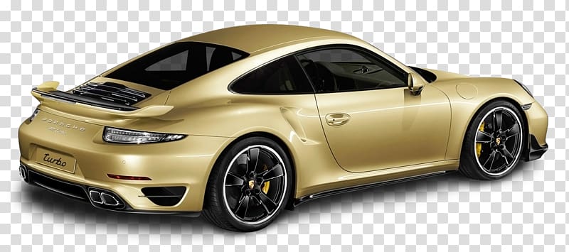 gold super car , 2014 Porsche 911 Porsche 911 GT3 Porsche 930 Car, Porsche 911 Turbo Aerokit Gold Car transparent background PNG clipart