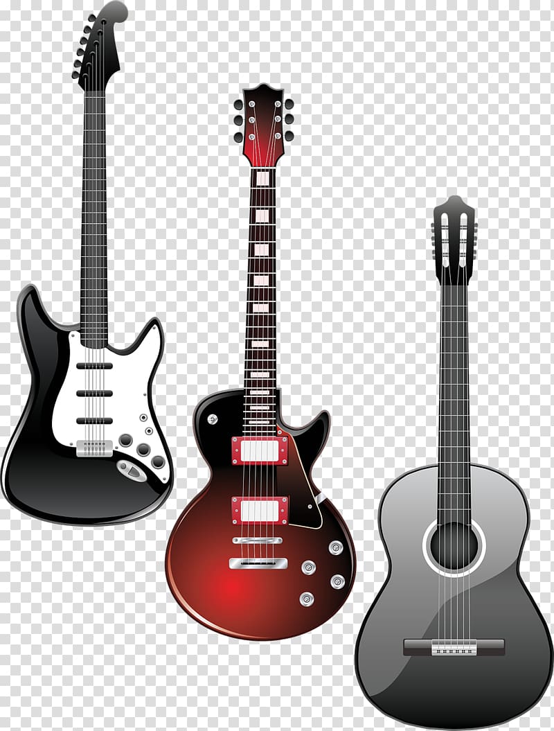 Electric guitar Acoustic guitar , Guitar Decoration transparent background PNG clipart