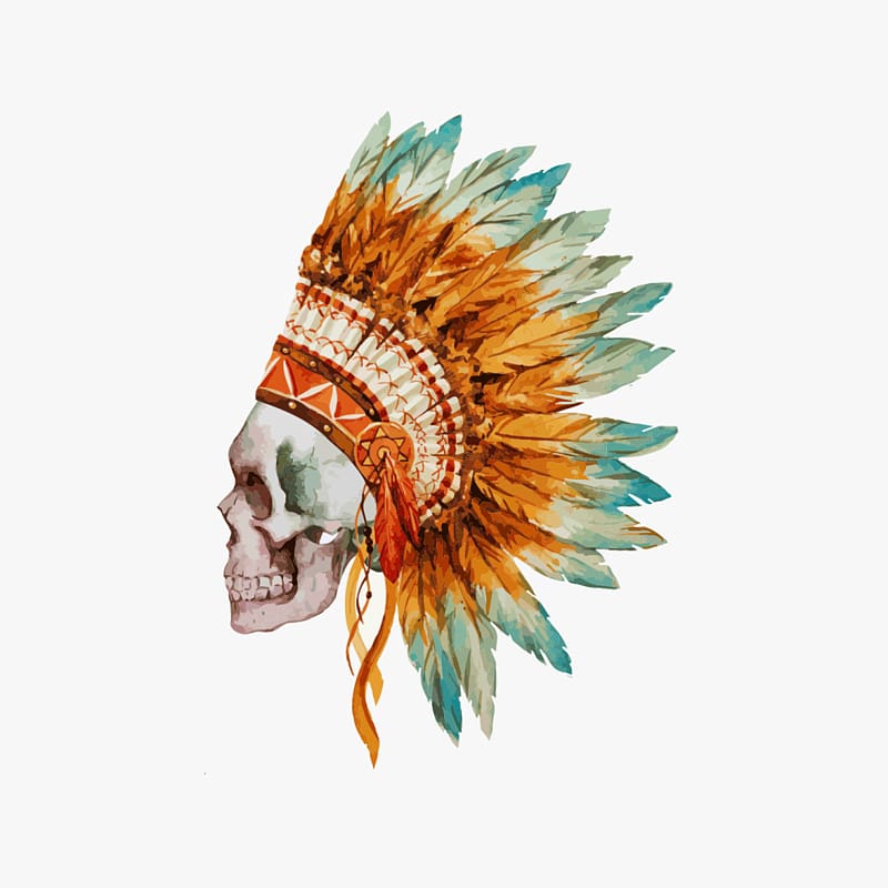 War bonnet Native Americans in the United States Tribal chief , feather transparent background PNG clipart