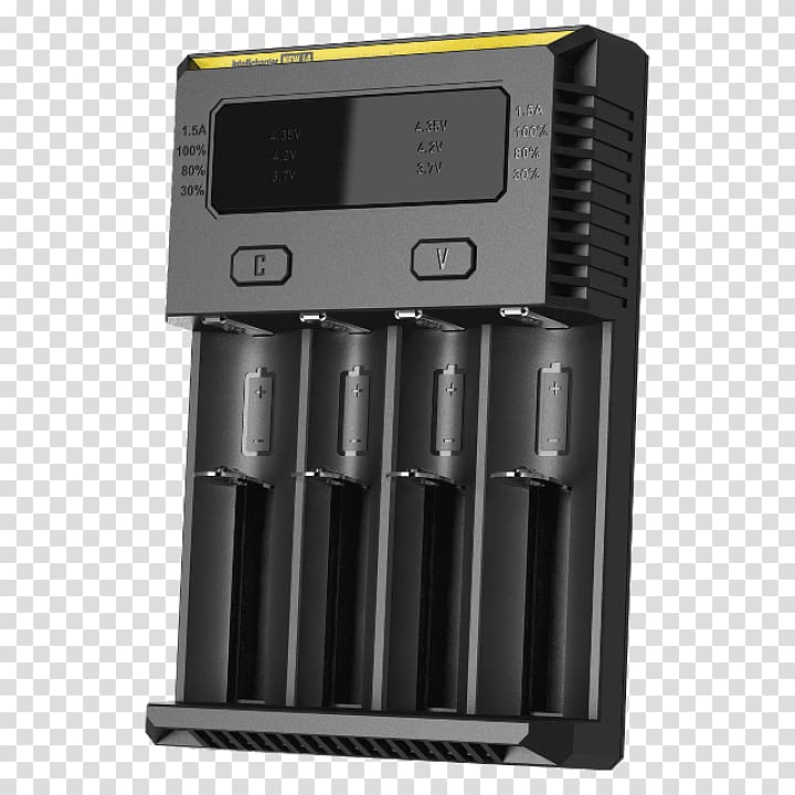 Smart battery charger Electric battery Lithium battery Nickel–cadmium battery, technology transparent background PNG clipart