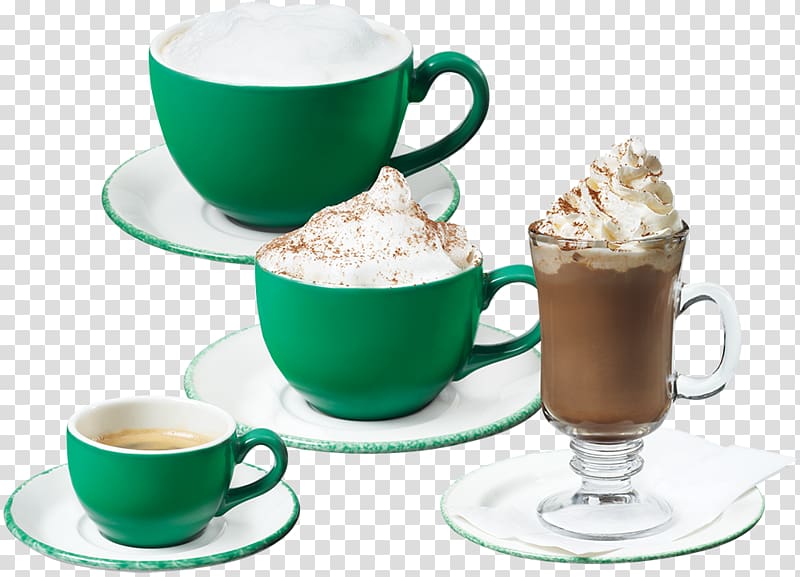 Cappuccino Coffee cup Cora Caffè mocha, specialty coffee transparent background PNG clipart