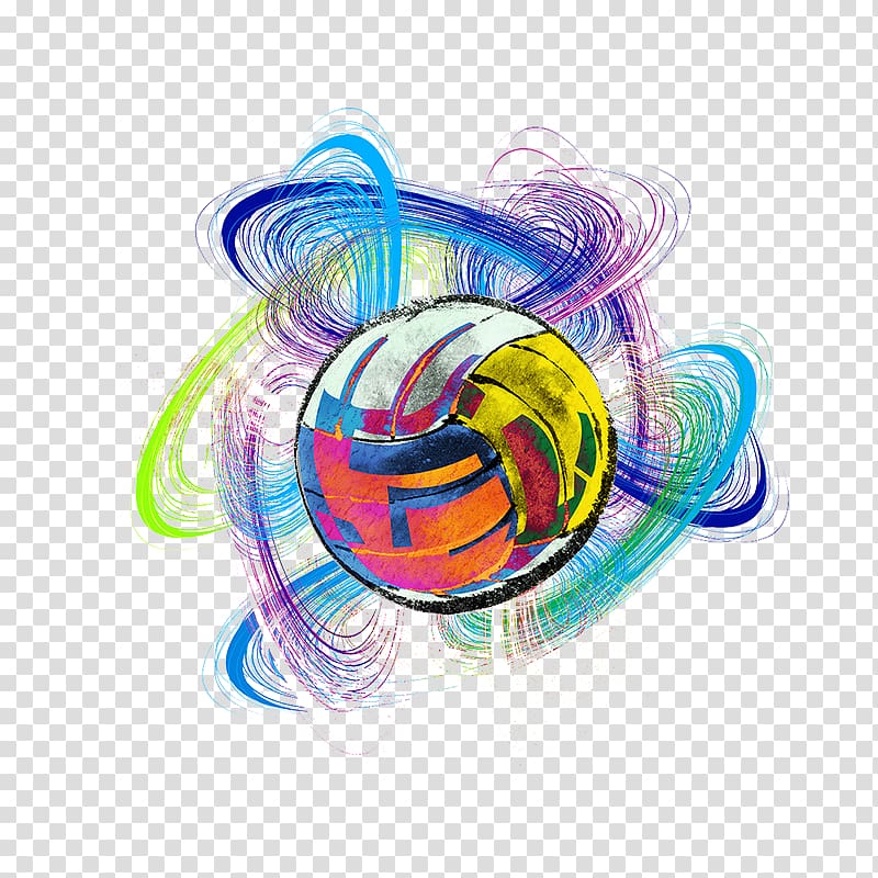 colorful volleyball ball backgrounds