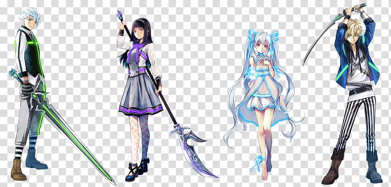 Sega Maimai Exist Archive: The Other Side of the Sky Valkyria Revolution Music video game, model sheet character transparent background PNG clipart