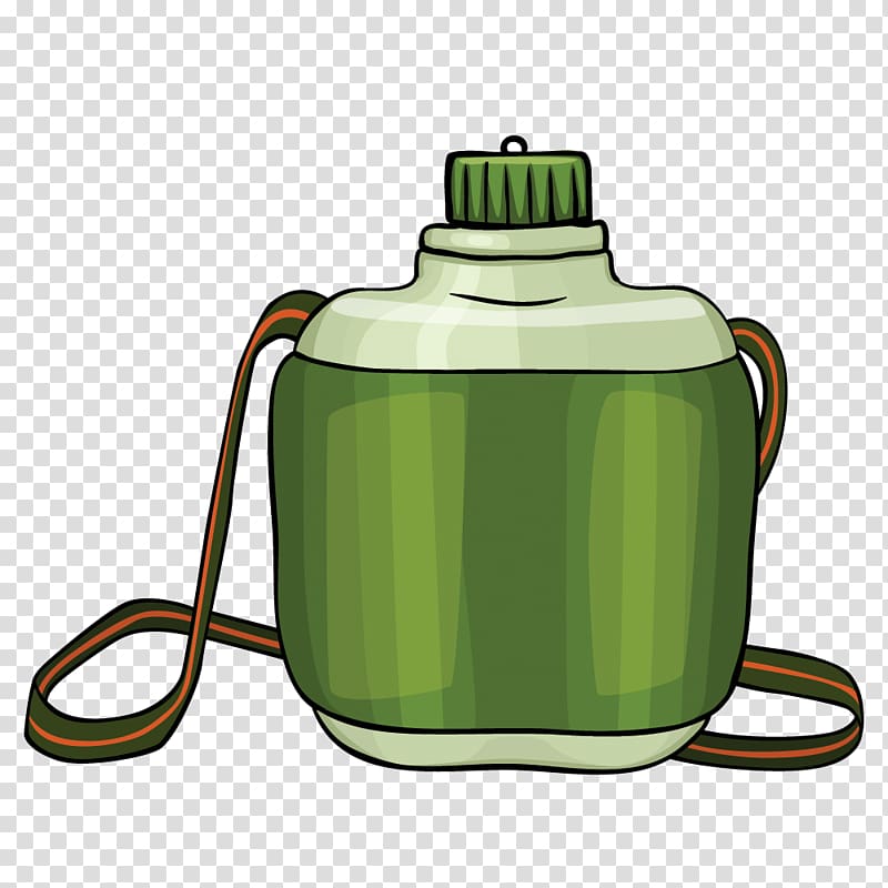 Camping Euclidean , military canteen camping material transparent background PNG clipart