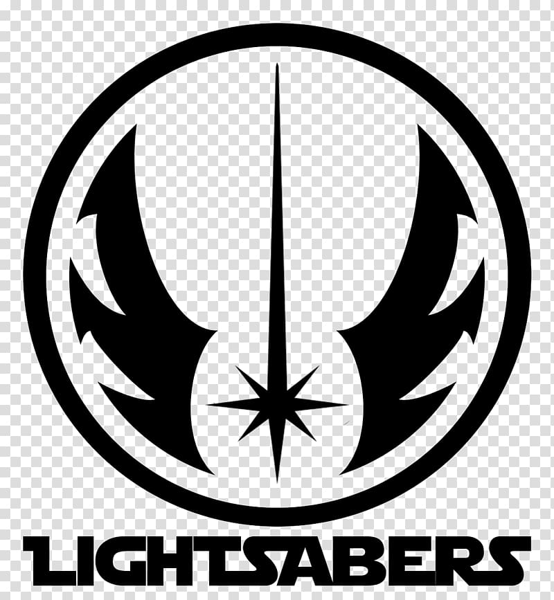 Logo Lightsaber The New Jedi Order, star wars transparent background PNG clipart
