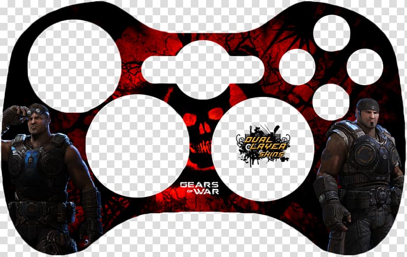 Xbox 360 controller Gears of War 2 Gears of War 3 PlayStation 2, joystick transparent background PNG clipart