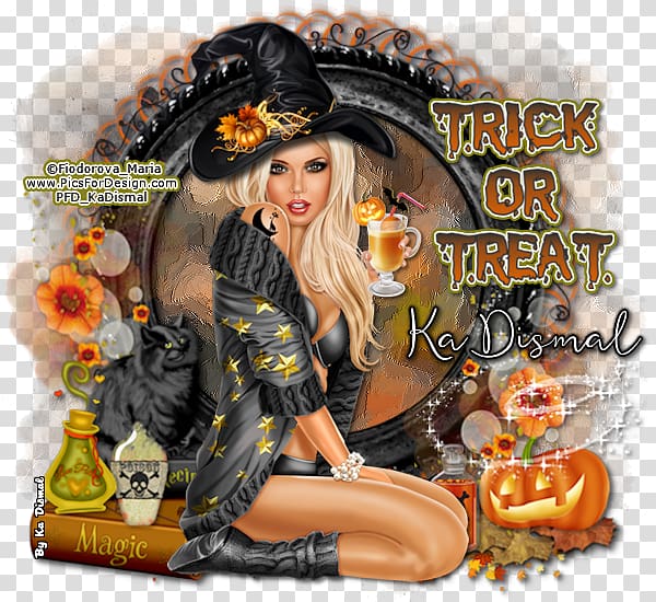 Album cover montage, Trick Or Treath transparent background PNG clipart