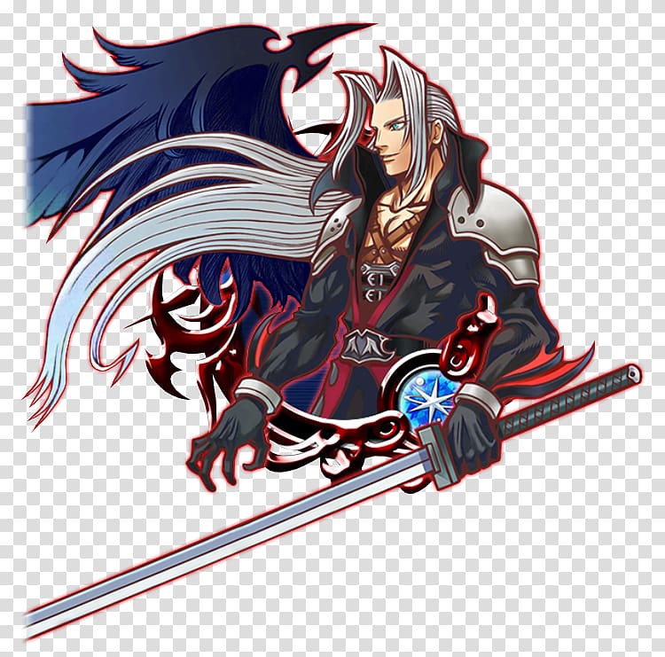 Final Fantasy VII Sephiroth Cloud Strife Kingdom Hearts III, additionally transparent background PNG clipart