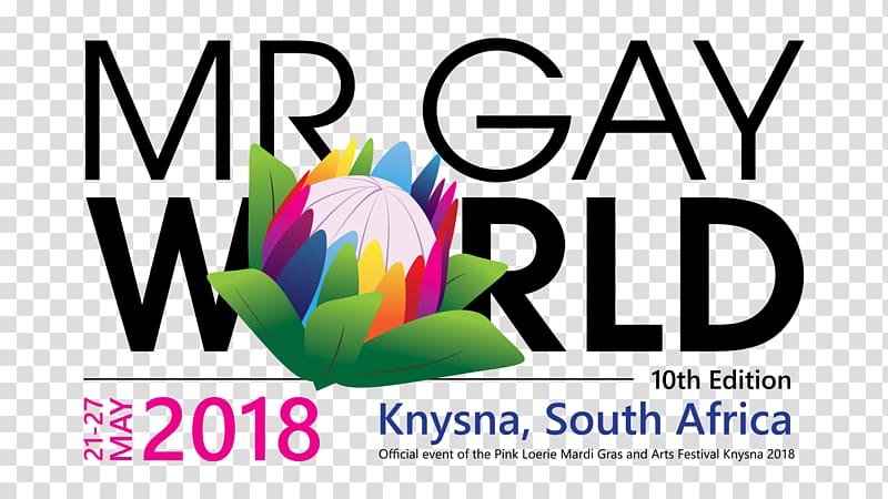 Mr Gay World 2018 Pink Loerie Mardi Gras WorldPride Gaysa Radio Loerie Street, Gay bear transparent background PNG clipart