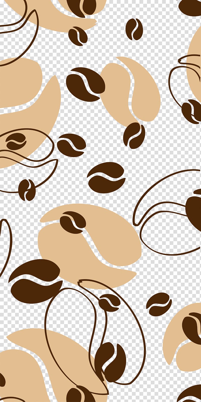 brown coffee beans background transparent background PNG clipart