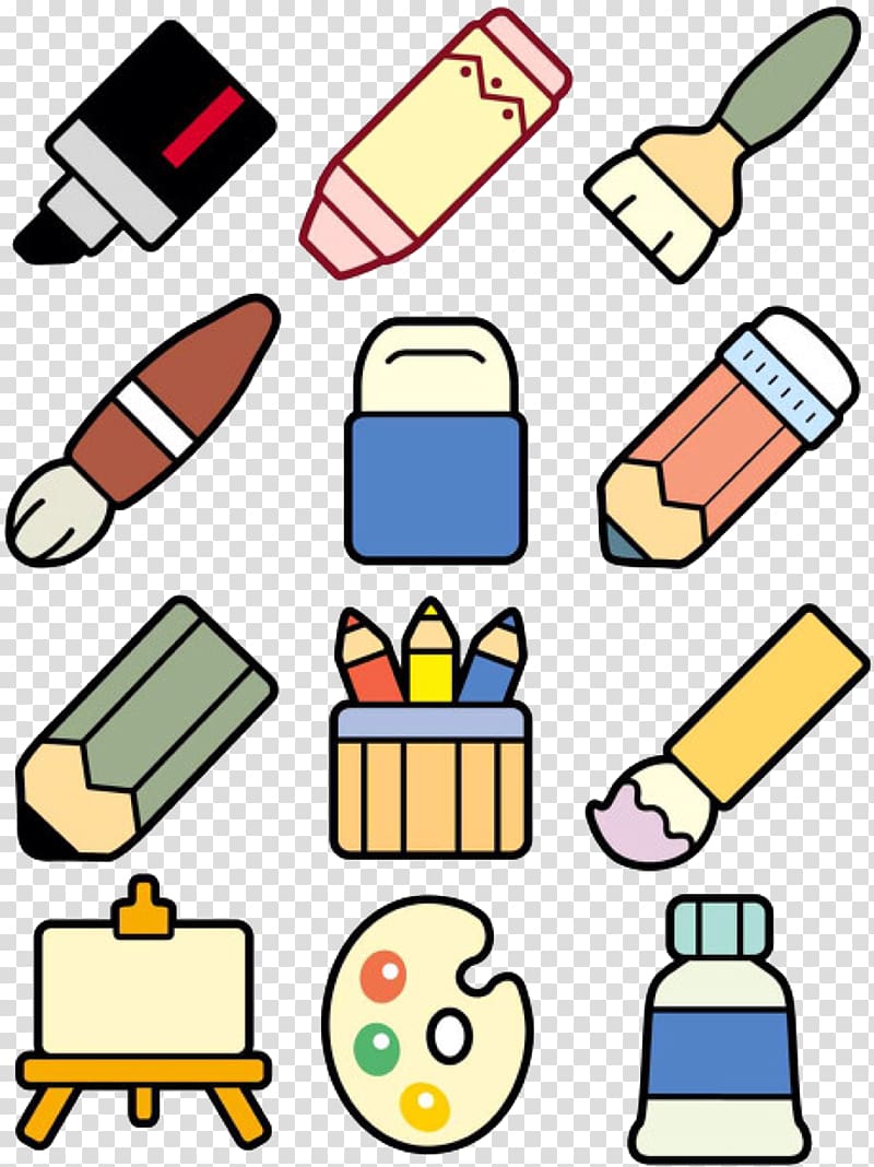 Stroke Stationery Child Ink brush Paintbrush, material pencil brush designs transparent background PNG clipart
