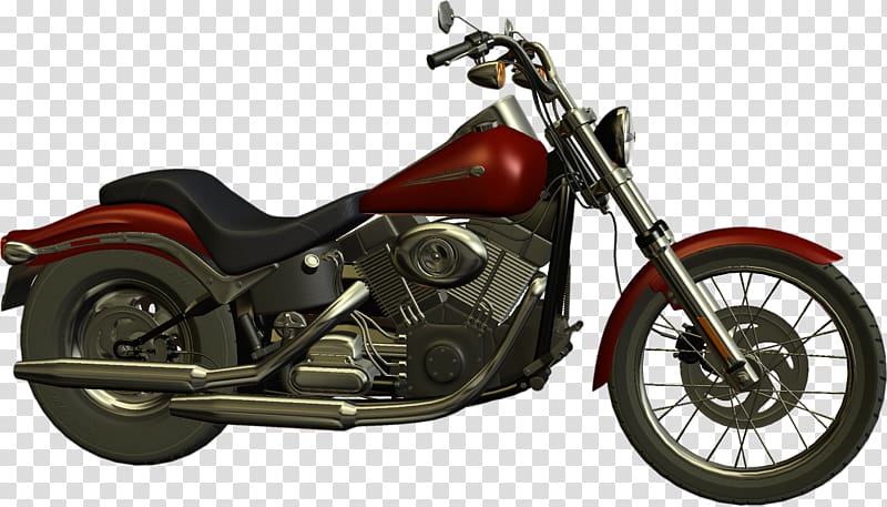 Motorcycle accessories Bicycle Cruiser, Retro Cool Motorcycle transparent background PNG clipart
