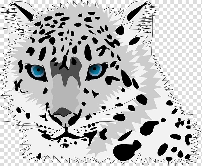 Amur leopard Snow leopard Cartoon Cat , Snow Leopard transparent background PNG clipart
