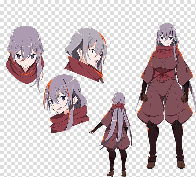 Ninja Slayer Anime Model sheet Character Art, Anime transparent background PNG clipart