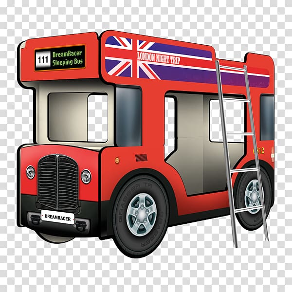 Autobus de Londres Bunk bed Nursery, bus transparent background PNG clipart