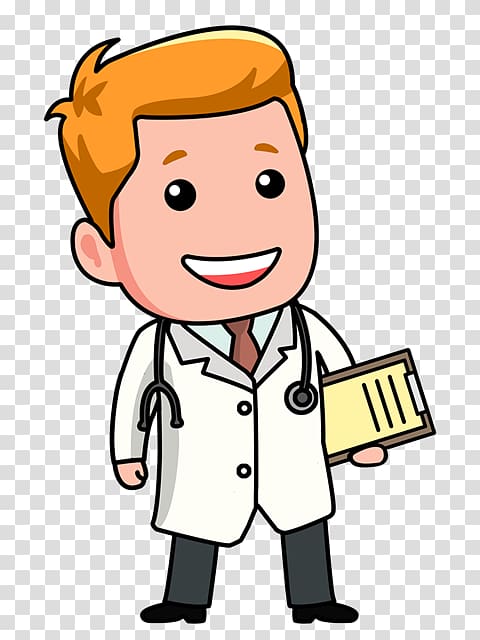 Physician , doktor cartoon transparent background PNG clipart