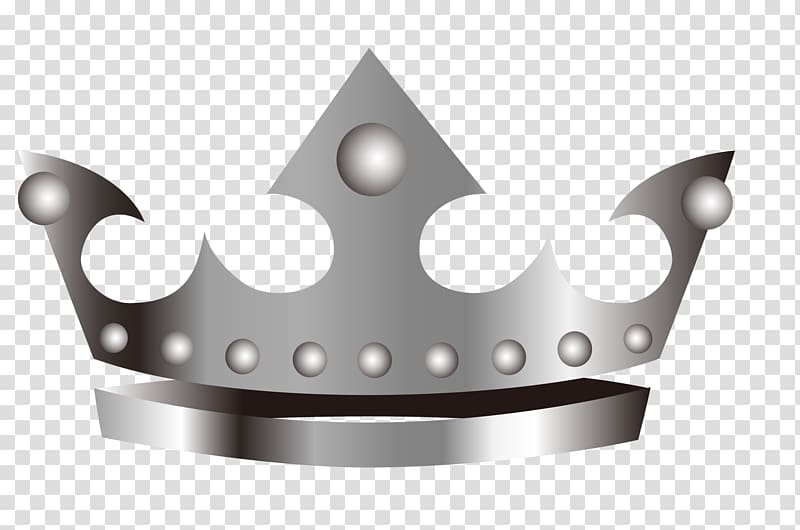 Adobe Illustrator Crown, Silver Crown transparent background PNG clipart
