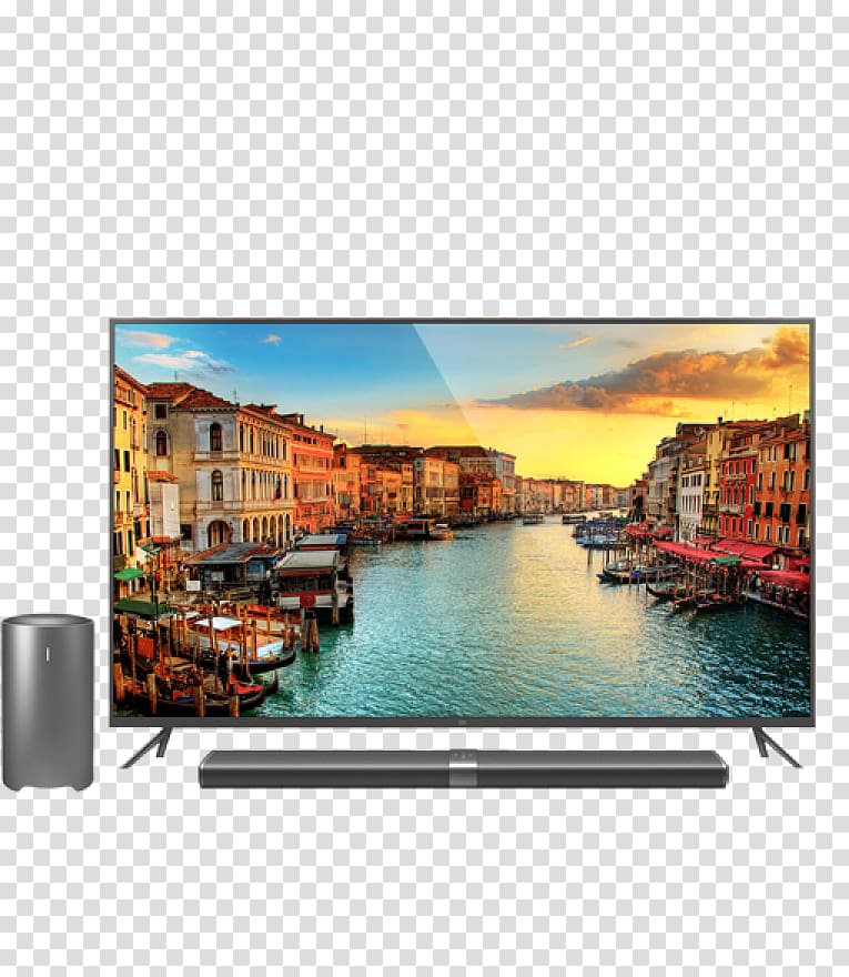Chromecast 4K resolution Ultra-high-definition television Smart TV, tivi transparent background PNG clipart