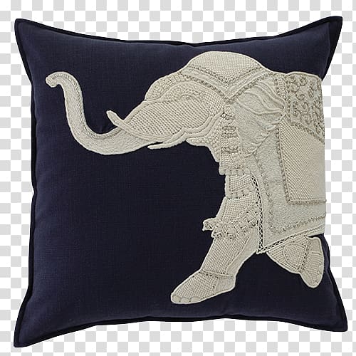 Throw pillow Cushion , Elephant pattern pillow transparent background PNG clipart