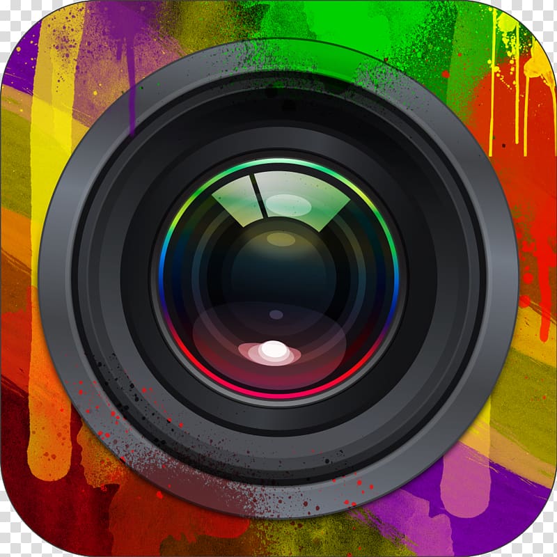 Camera lens iPod touch App Store Apple, superimposed transparent background PNG clipart