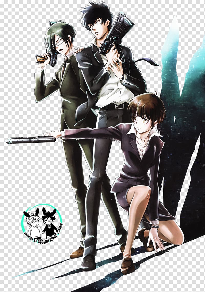 Shinya Kogami Shougo Makishima Akane Tsunemori Nobuchika Ginoza Anime, Anime transparent background PNG clipart