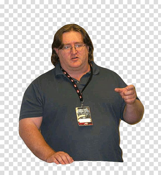 Gabe Newell Half-Life 2: Episode Three Portal, Valve Guide transparent background PNG clipart