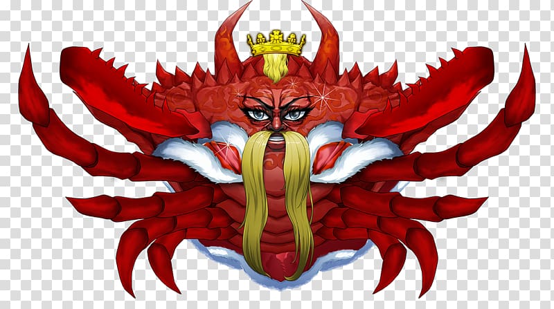 King crab Onigiri CyberStep King Arthur, crab transparent background PNG clipart