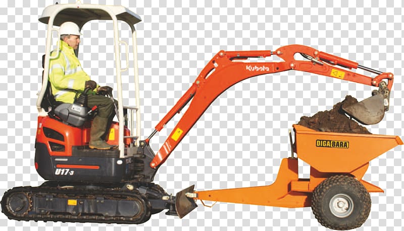 Heavy Machinery Excavator Dumper Bulldozer, excavator transparent background PNG clipart