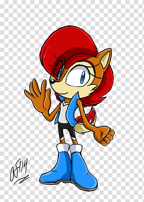 Princess Sally Acorn Sonic the Hedgehog Amy Rose Fan art, sonic the hedgehog transparent background PNG clipart