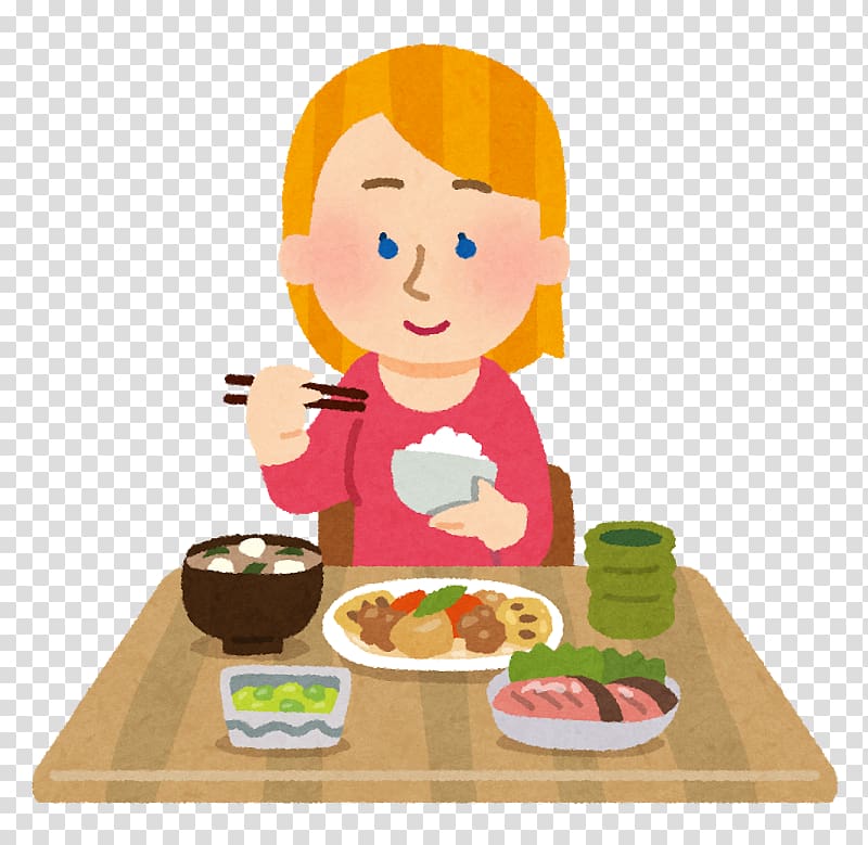 Japan Table manners Etiquette Food Society, eating food transparent background PNG clipart
