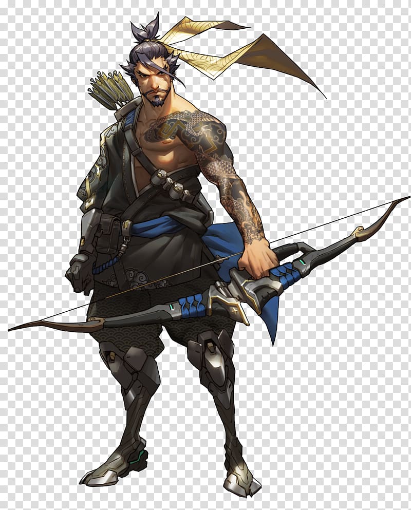 Characters of Overwatch Hanzo Video Games Boston Uprising, transparent background PNG clipart