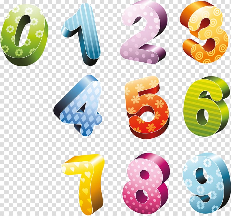 3D computer graphics Number , 1 transparent background PNG clipart