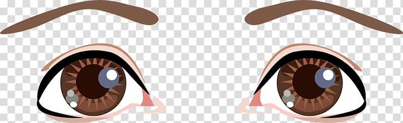 Cartoon eyes transparent background PNG clipart | HiClipart