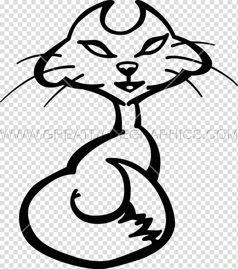 Coloring book Illustration Line art, cat heat transfers transparent background PNG clipart