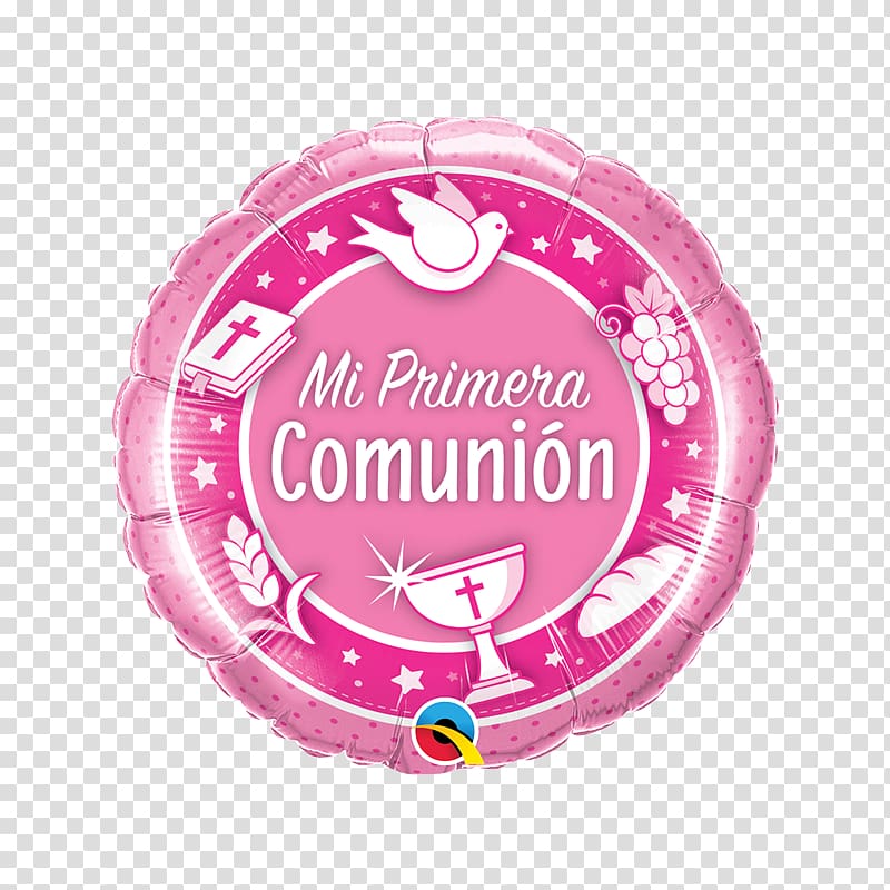 Balloon First Communion Eucharist Baptism, balloon transparent background PNG clipart