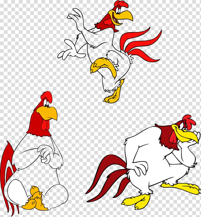 Foghorn Leghorn Leghorn chicken Decal Sticker, looney tunes transparent background PNG clipart