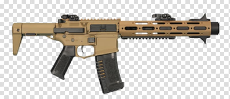 M4 carbine Airsoft Guns Rifle Replica, honey badger transparent background PNG clipart